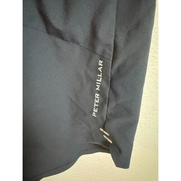 Peter Millar Swift Performance Shorts Size XL Black Active Stretch Pull On Golf - Picture 6 of 14